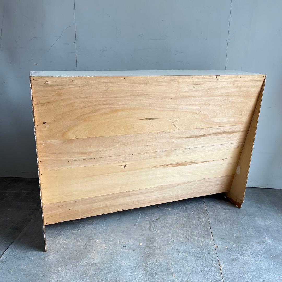 ヴィンテージ シャビー 本棚 チェスト 棚 飾り棚 ホワイト レトロ