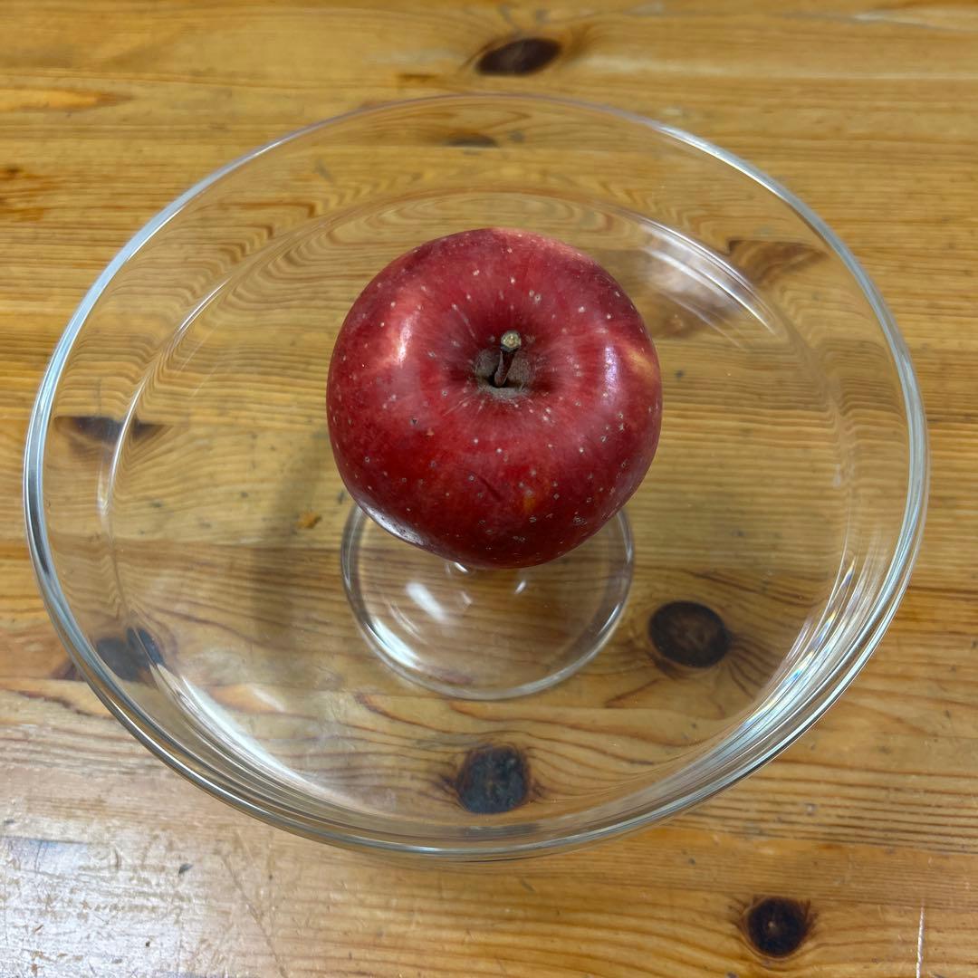 作家　ガラス作家　コンポート　フルーツ皿　ケーキ皿　23㎝　大