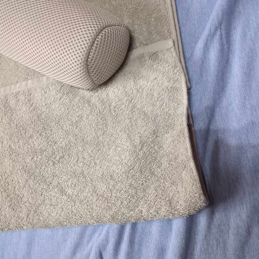 枕　今治睡眠用タオル2 グレー