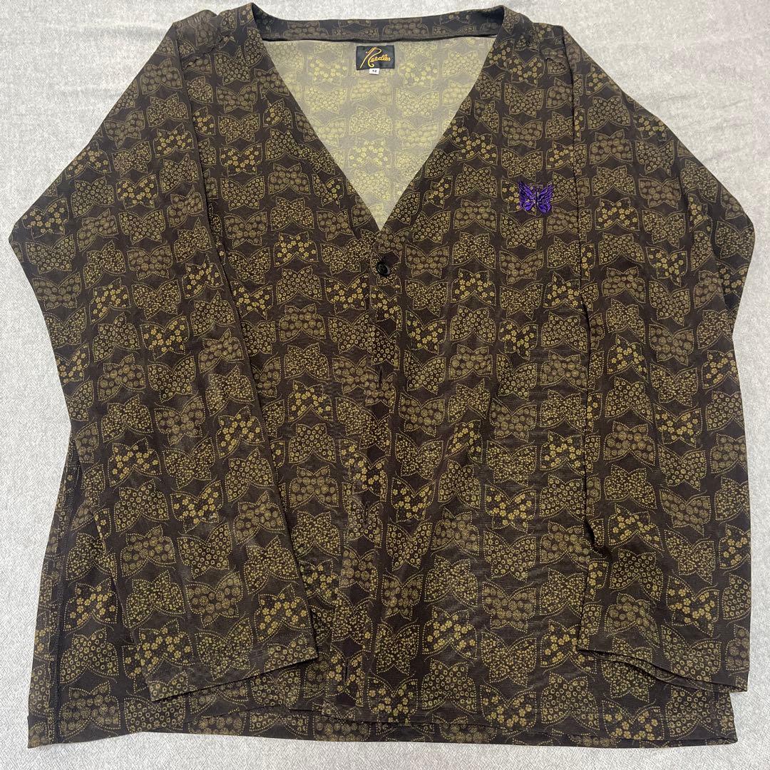 Needles Mサイズ 蝶刺繍 カーディガン