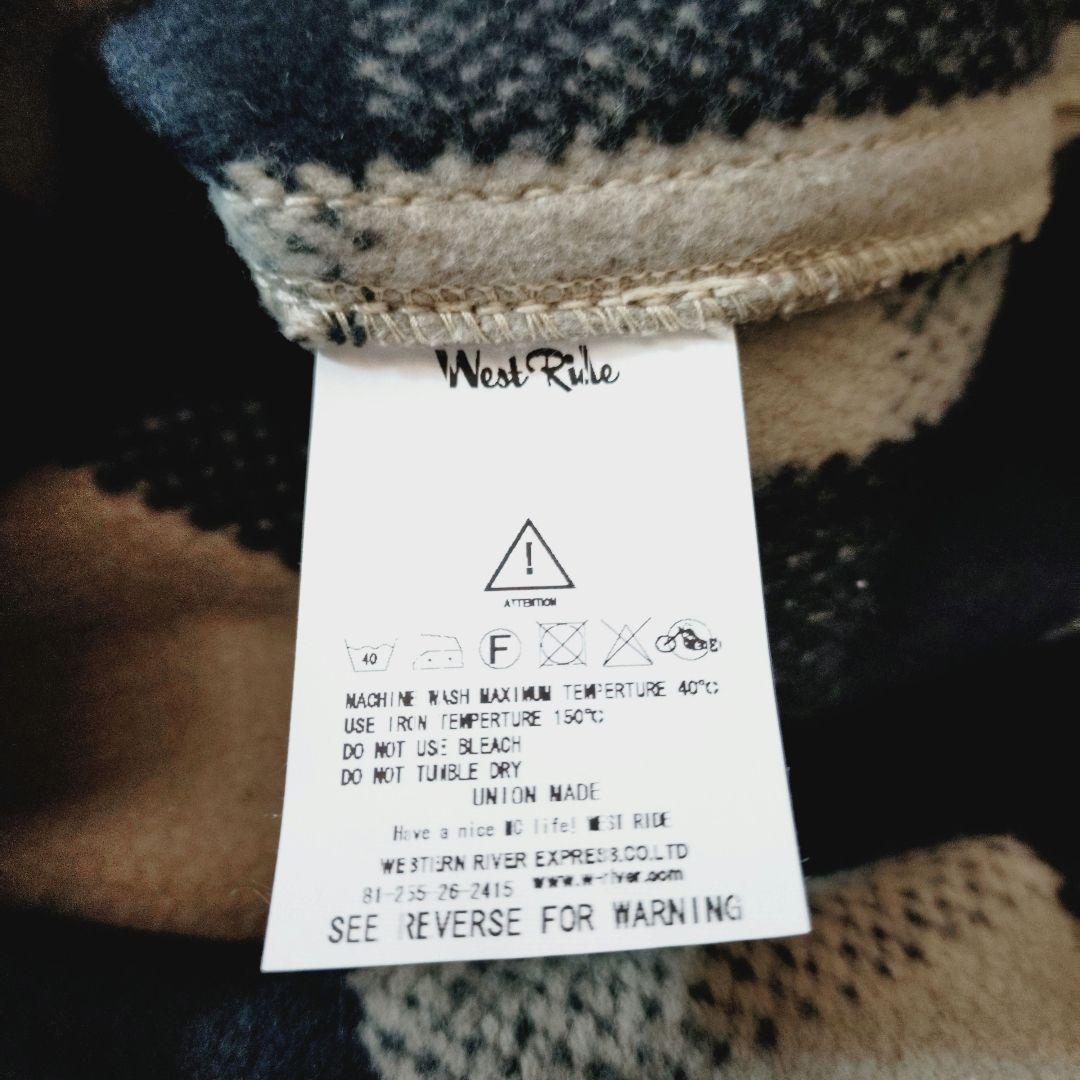 新品 日本製 WEST RIDE CYCLE TOGS チェック柄ジャケット