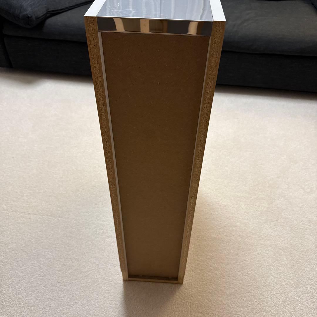 ダブルステンレス天板引き出し収納 20cm幅