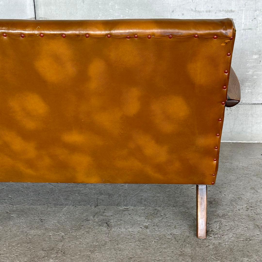 ✦60s〜70s✦ 昭和レトロ ミッドセンチュリー 2人掛けソファ ヴィンテージ