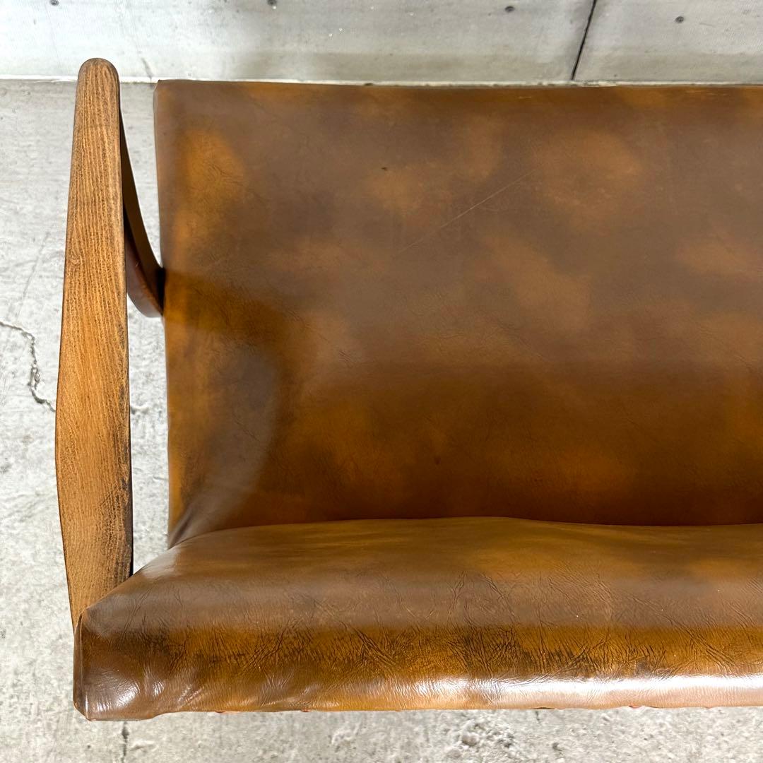 ✦60s〜70s✦ 昭和レトロ ミッドセンチュリー 2人掛けソファ ヴィンテージ