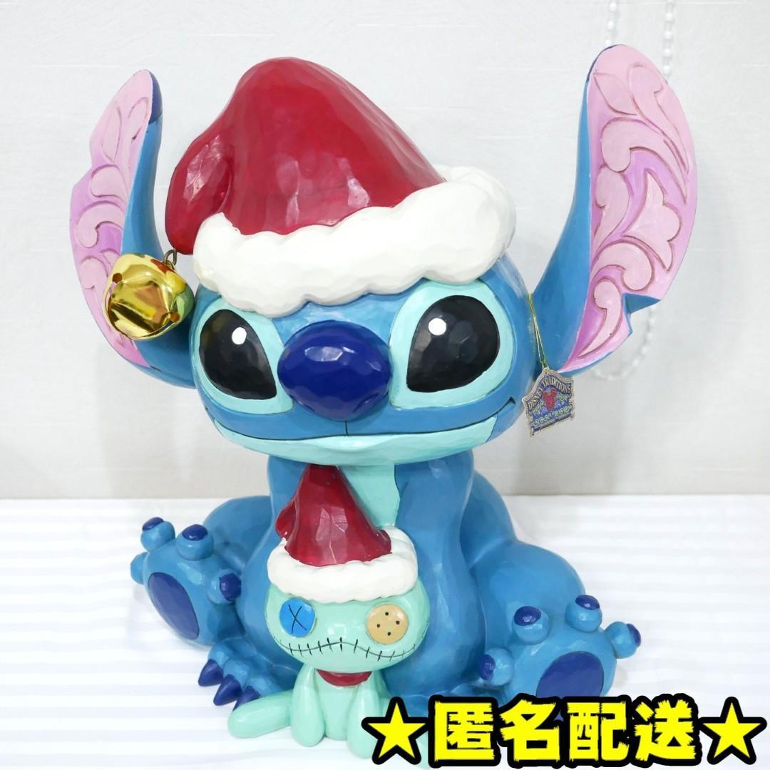 【新品展示品】スティッチ 37cm 置物 クリスマス ジムショア 特大