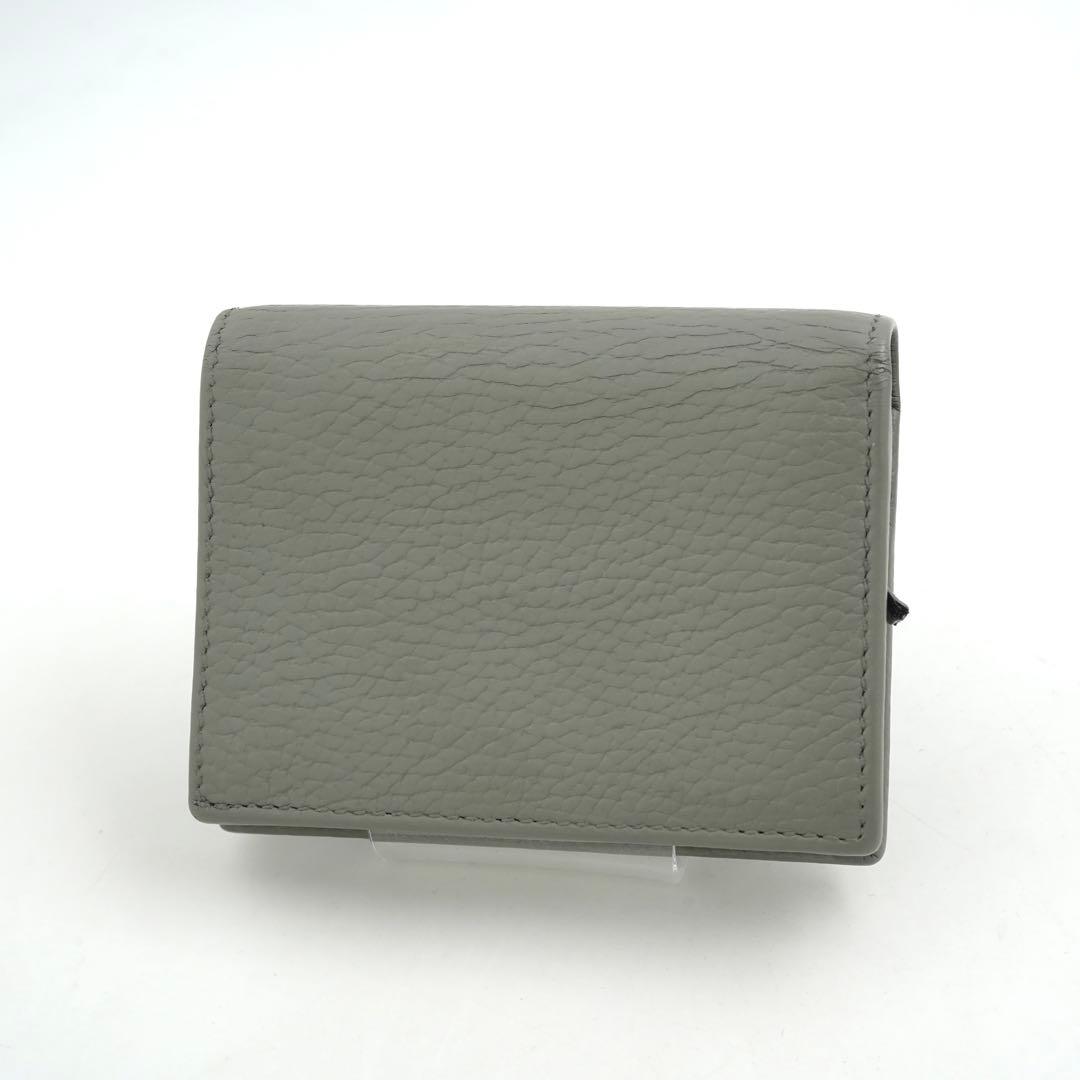 ✨未使用展示品✨ GUCCI ミニ財布　マーモント　エンボスロゴ　GG グレー