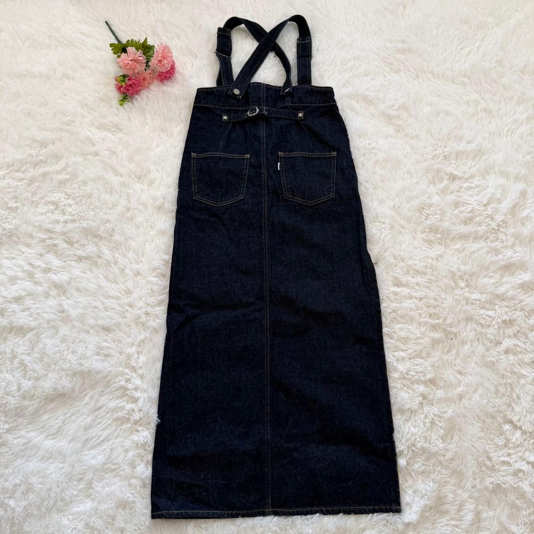 ETRE TOKYO EDWINコラボ　サロペットスカート　デニム　スリット