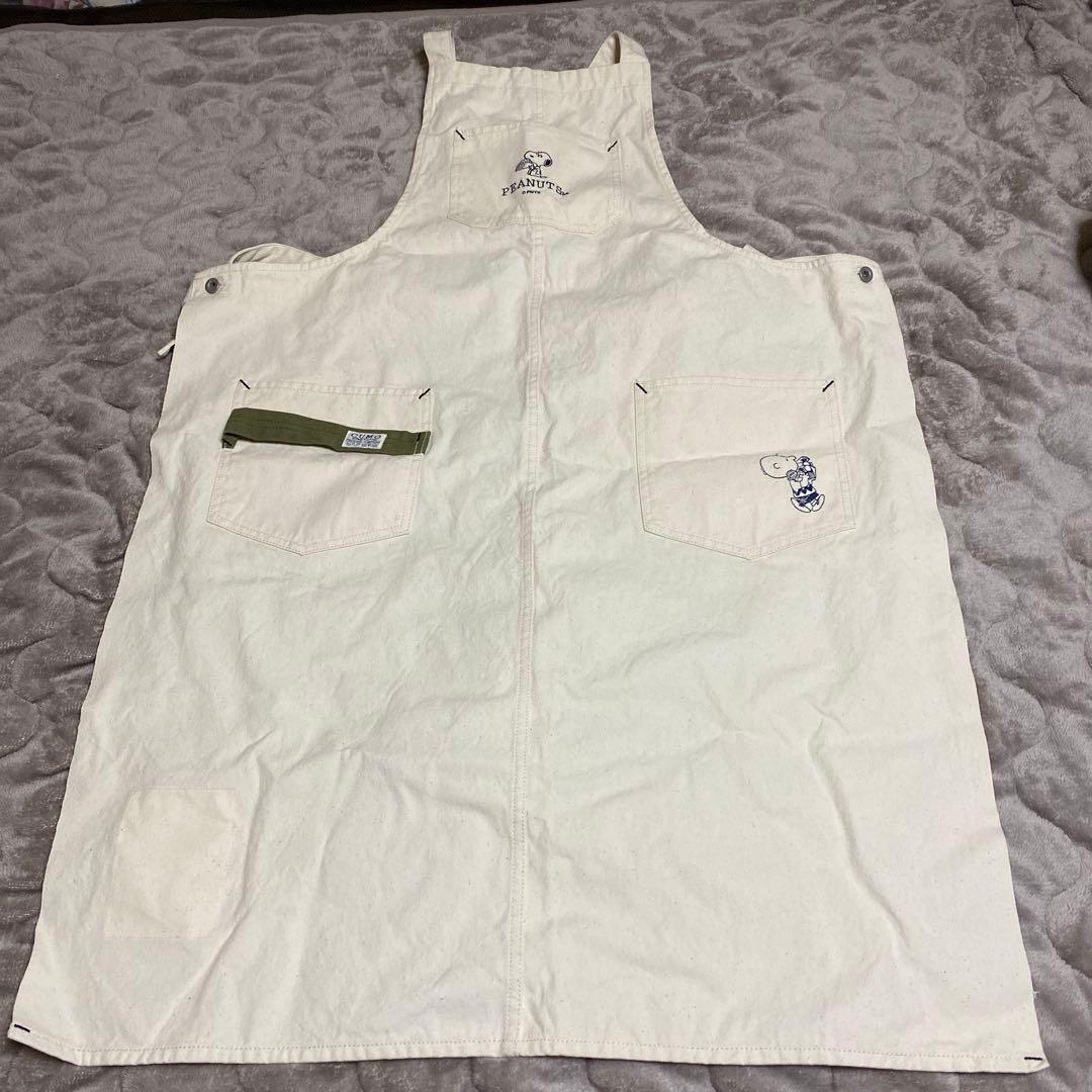 【激レア】スヌーピー×CUMO 刺繍 エプロン
