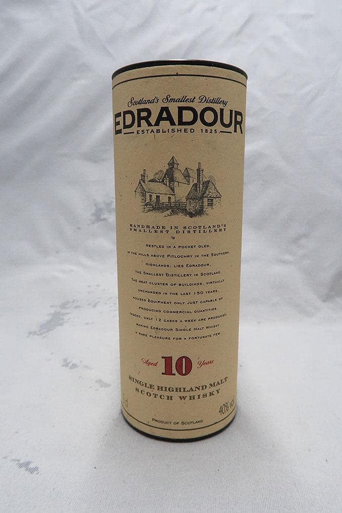 エドラダワー１０年 シングルモルトウィスキー ミニチュアボトル