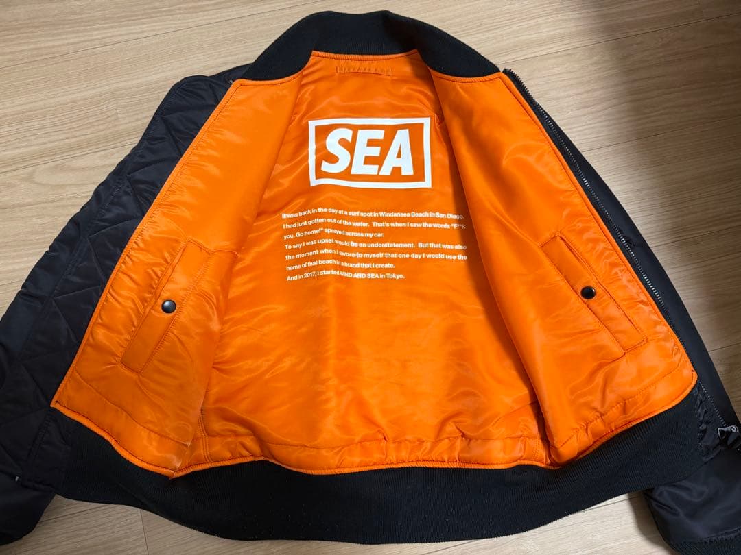 WINDANDSEA ウィンダンシー MA-1 ジャケット