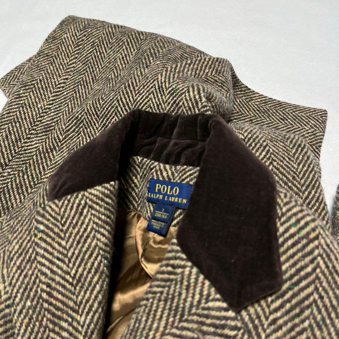 希少 PoloRalphLauren ポロラルフローレン ツイードコート 130