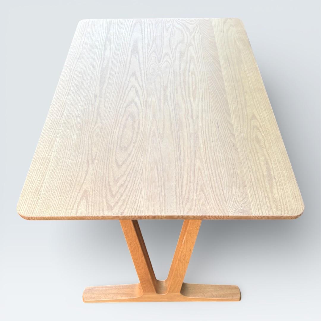 【最終価格】浜本工芸 ダイニングテーブル 120cm 国産家具 オーク 無垢材