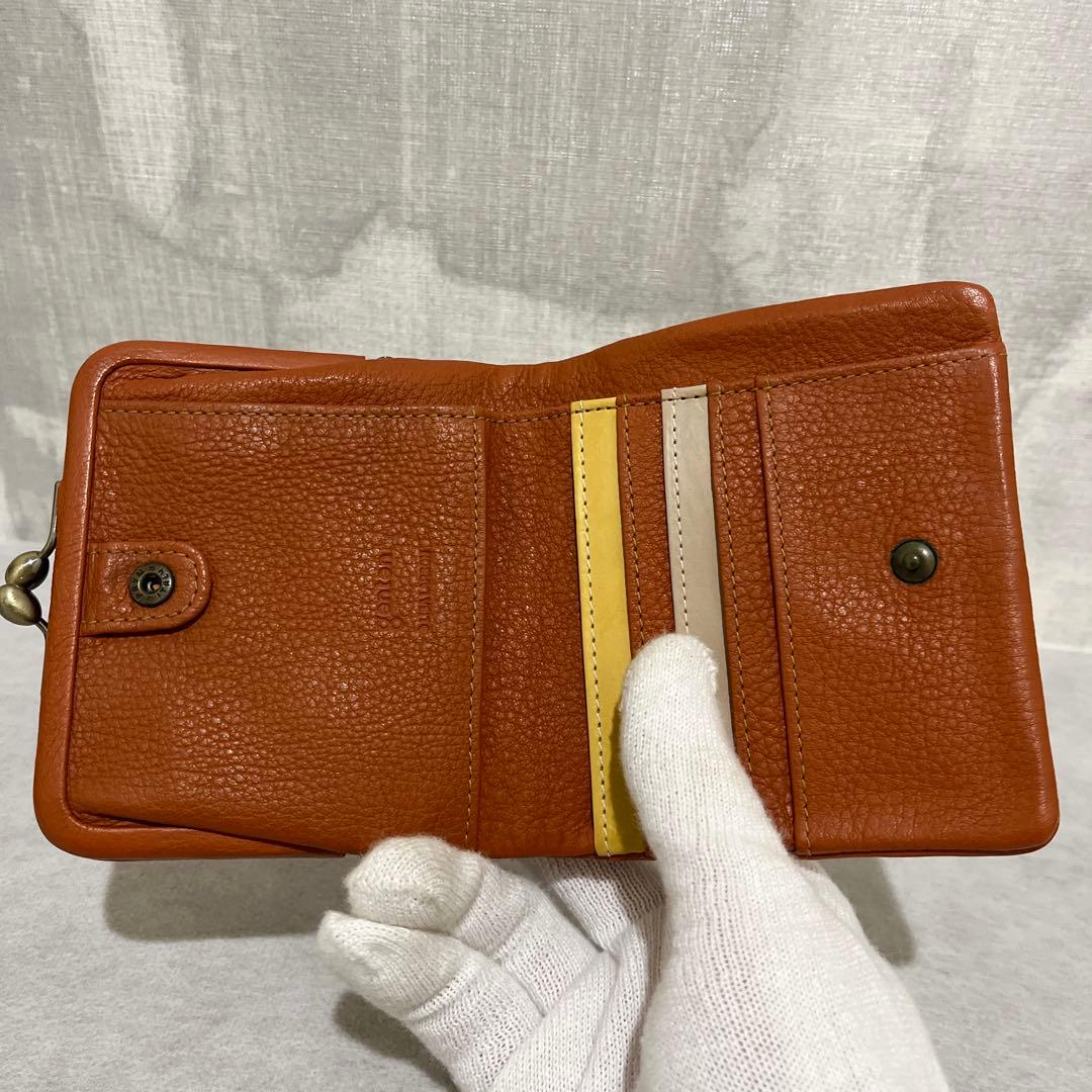 genten ゲンテン　リサラーソン　がま口　折り財布　マイキー　保存袋付