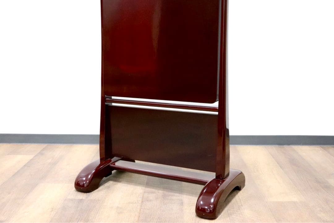 GMGF122○MATSUSO / 松創 秋草は溜 橘型 全身鏡 姿見 スタンド