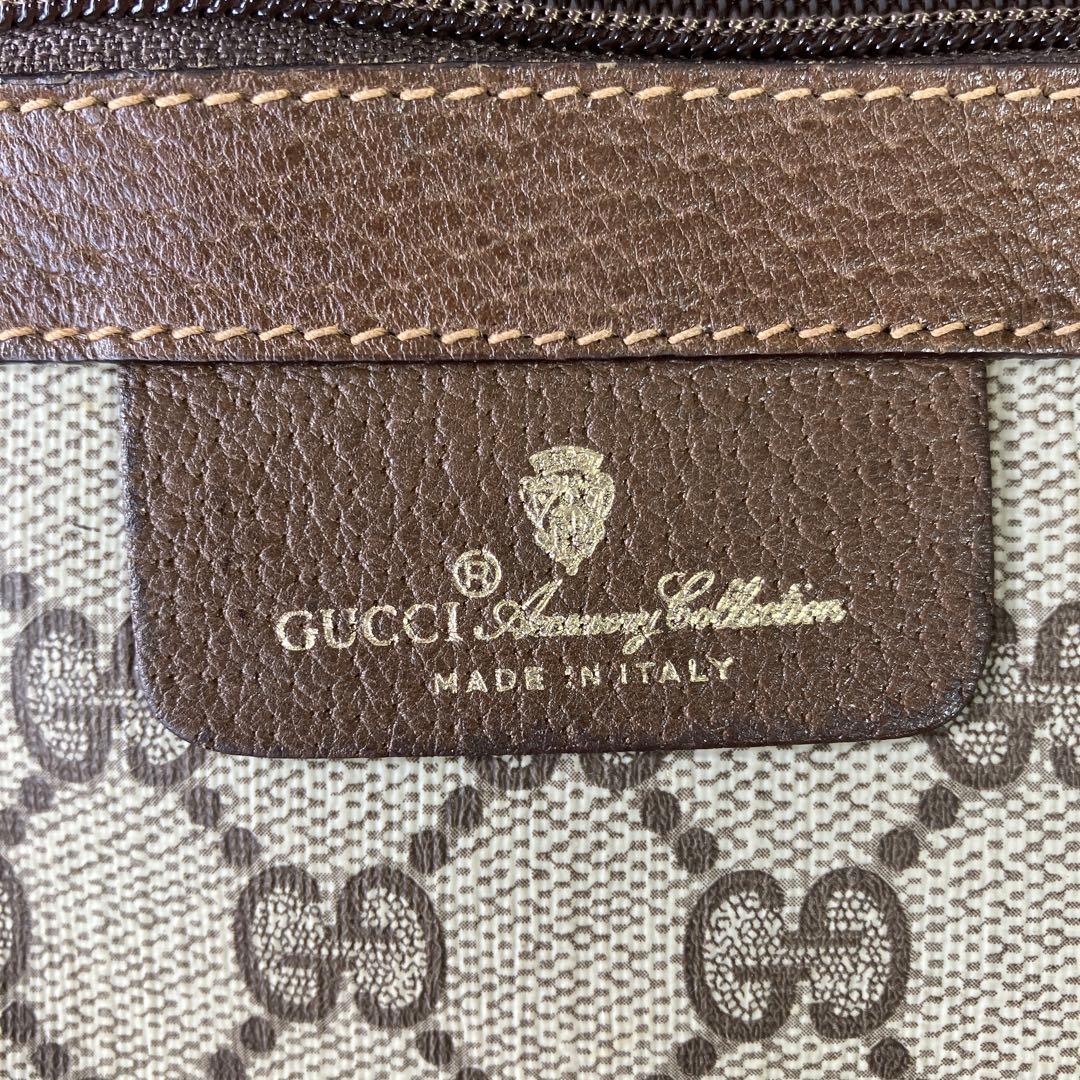 オールドグッチ　ボストンバッグ　シェリーライン　GGスプリーム　4811