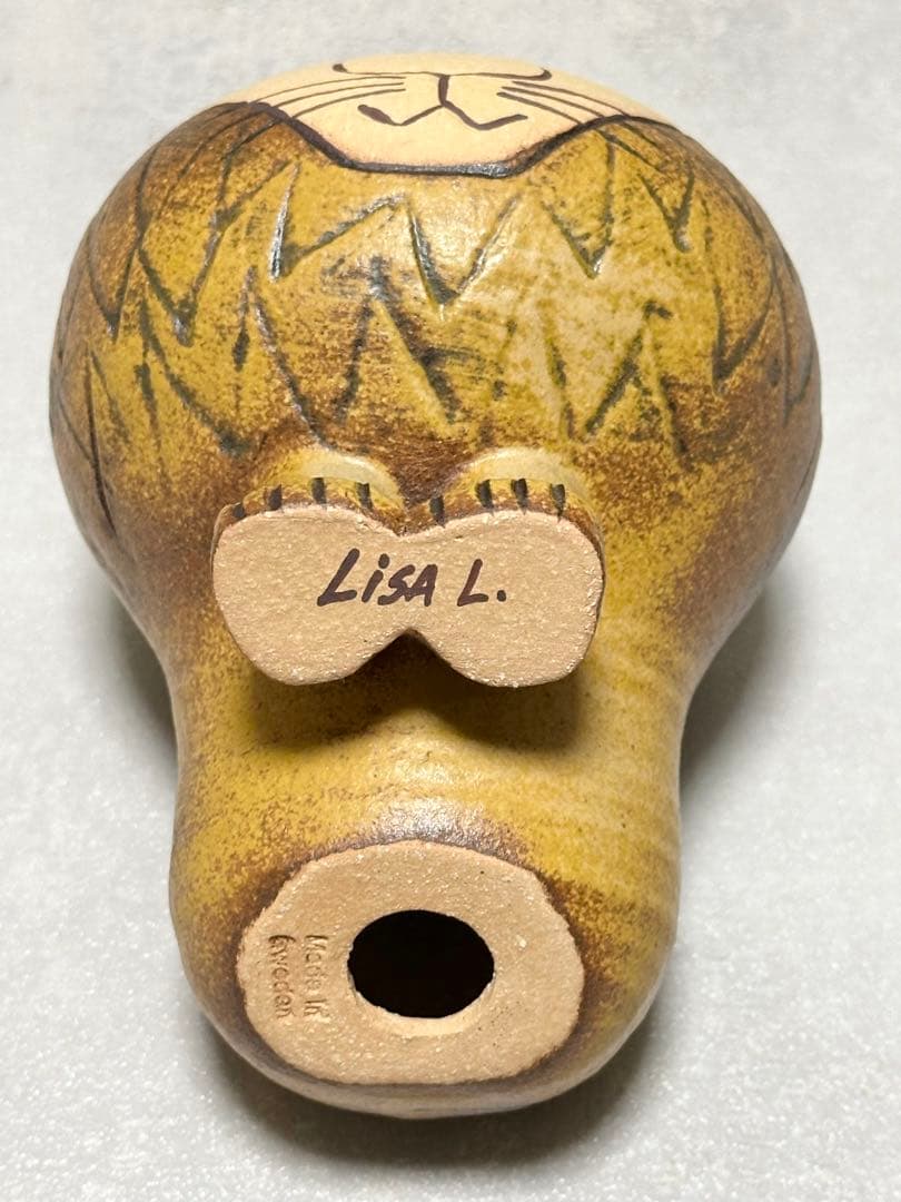 リサラーソン　オブジェ　ライオン　ネコ　大小　4点セット　陶器　北欧　インテリア