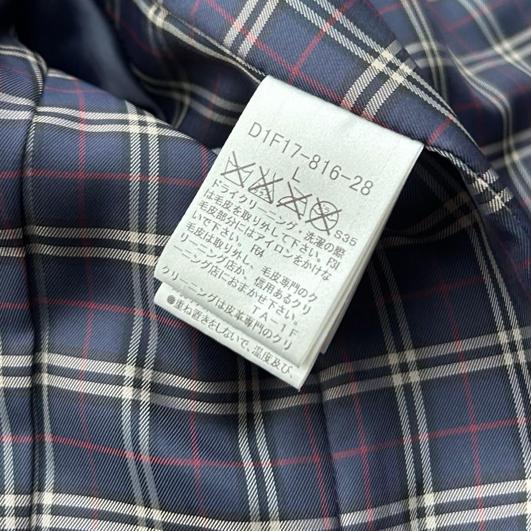 専用！バーバリー ブラックレーベル 本革 シングル レザージャケットノバチェック