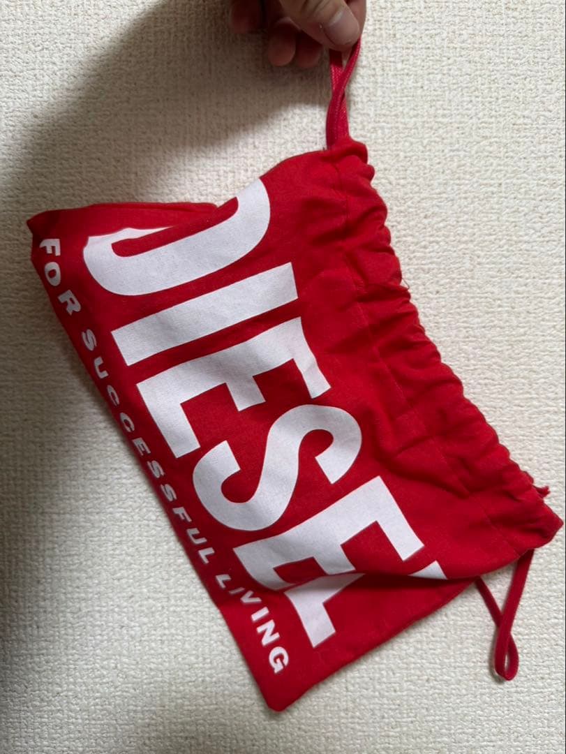 DIESEL ブラックレザー ベルト CM 90