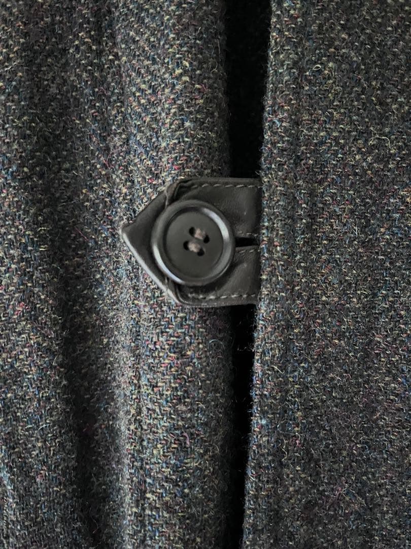 ARTS & SCIENCE ウールコート (本革レザー使い)