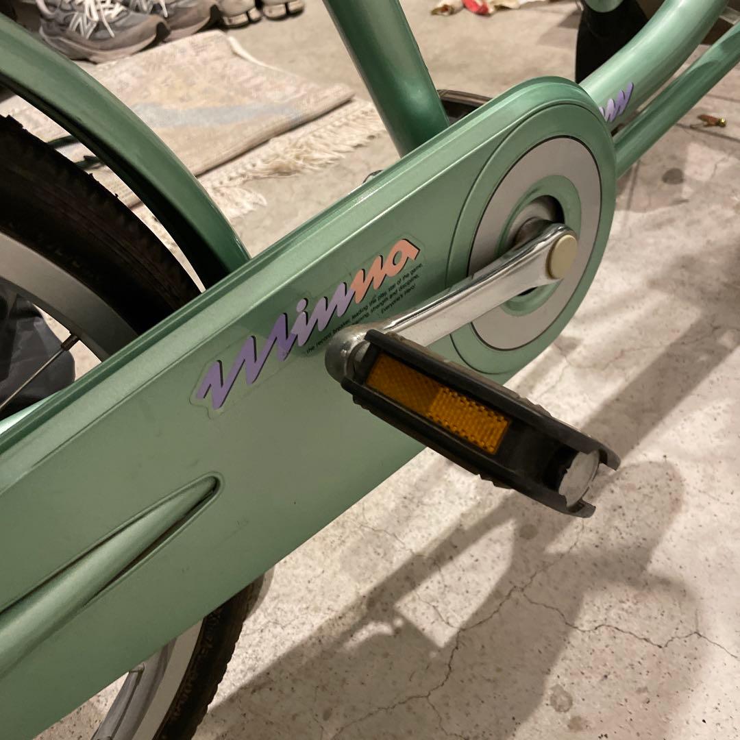 希少車◾️ブリヂストン ミンナ 前2輪後1輪 大人用3輪車 自転車　グリーン