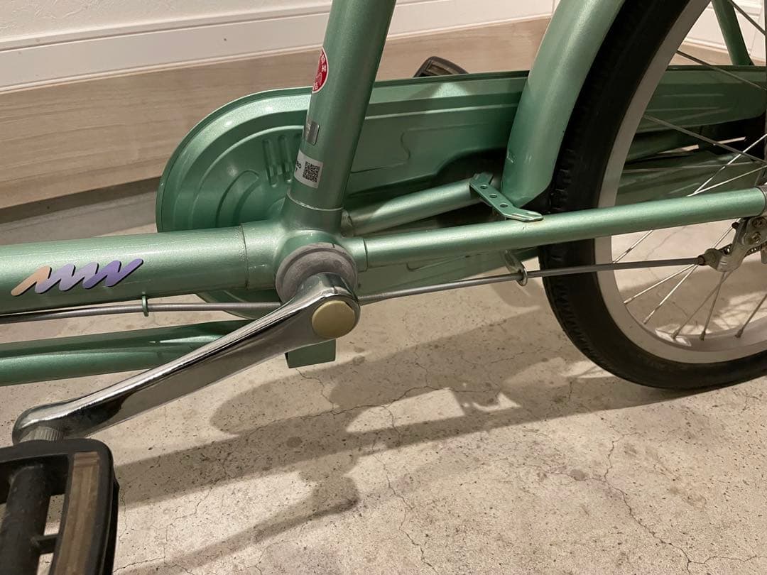 希少車◾️ブリヂストン ミンナ 前2輪後1輪 大人用3輪車 自転車　グリーン