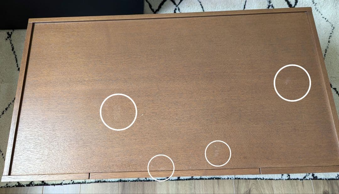 【最終値引】unico HOXTON ウニコ ホクストンローテーブル 　w900