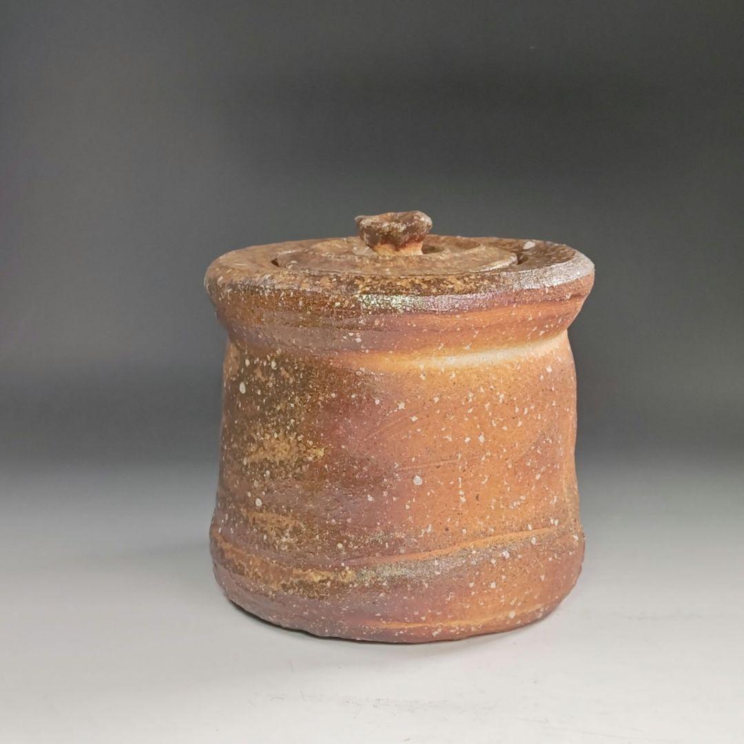 ウ231 水指『古来窯　上田光春』『信楽　水指　共箱』茶道具