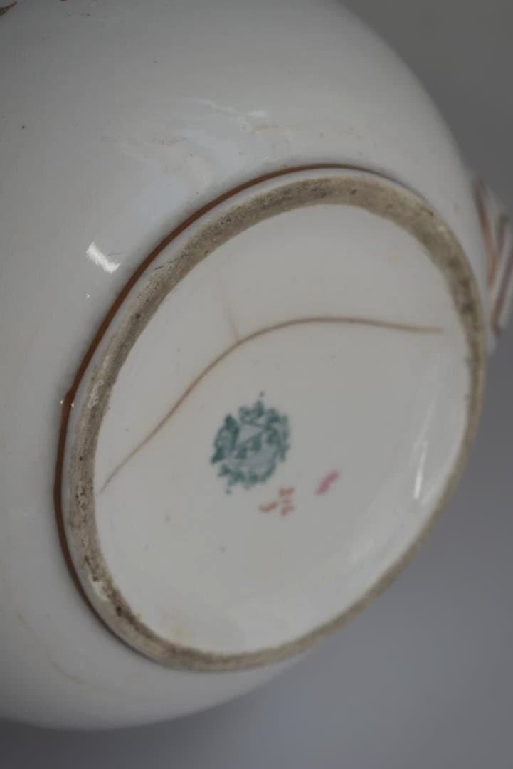 訳有サルグミンヌ　ミントン216　ピンクのティーポット　フランスアンティーク