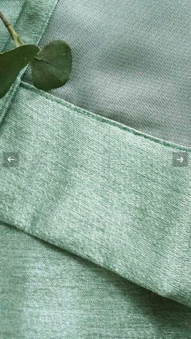 光沢　遮光1級　グリーンカーテン　緑