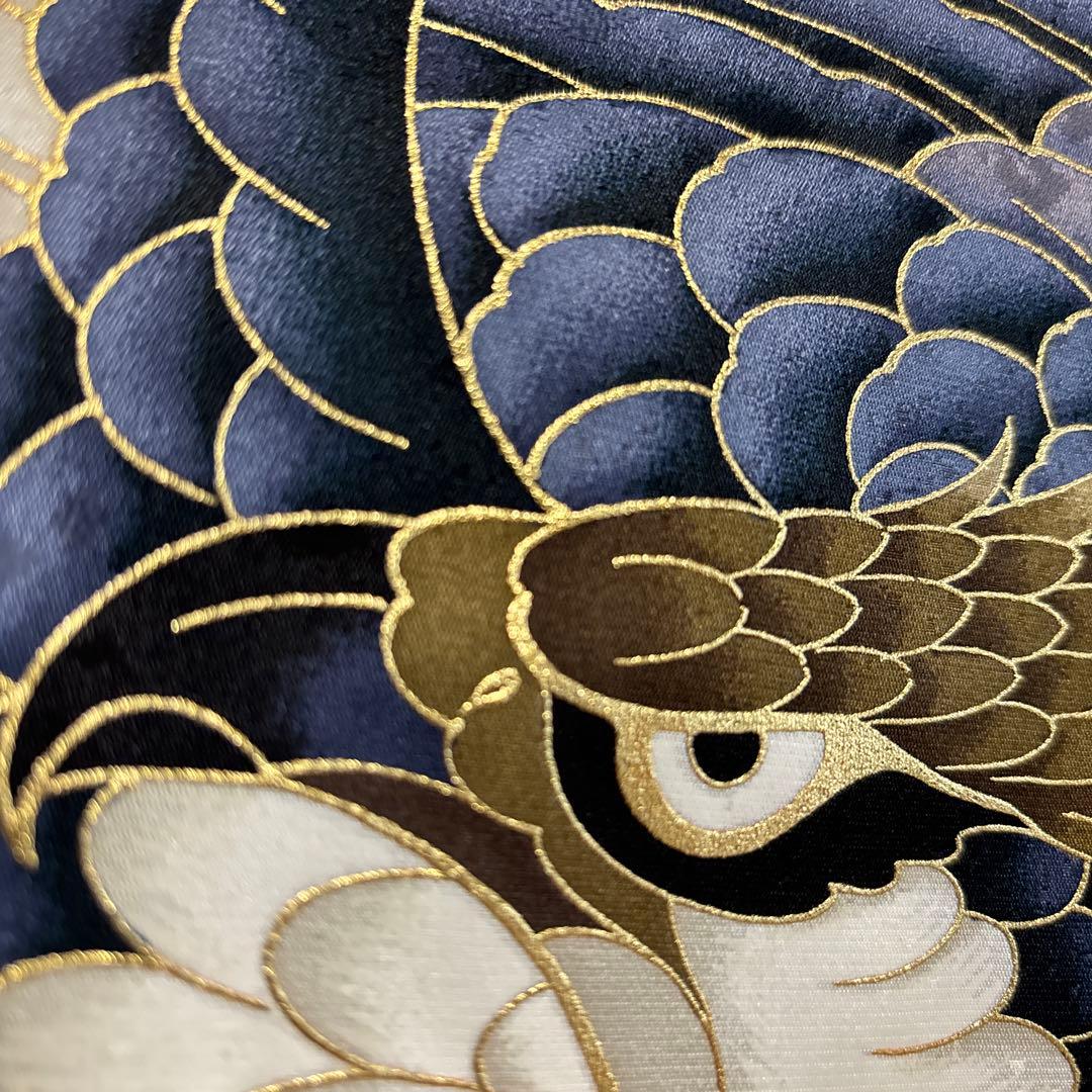 No.15 正絹男の子お祝い着　産着 長襦袢付き　のしめ 七五三