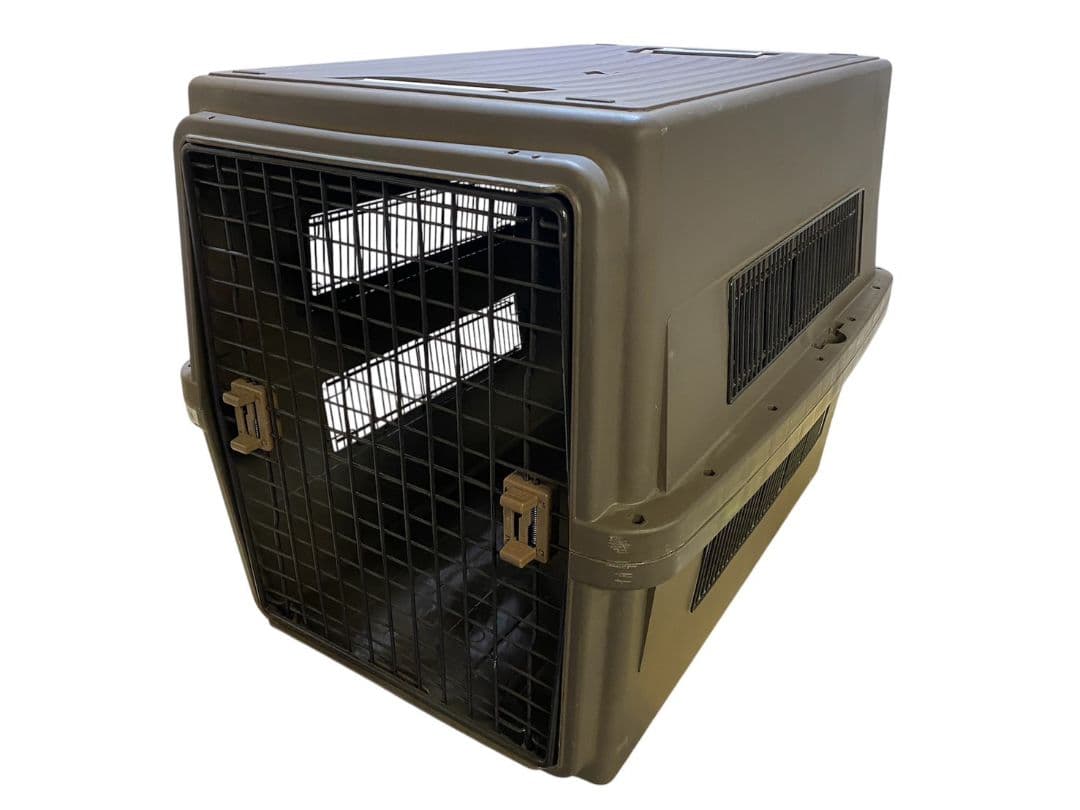 R ∞　アイリスオーヤマ　大型犬用キャリー ATC-870 通気口付き