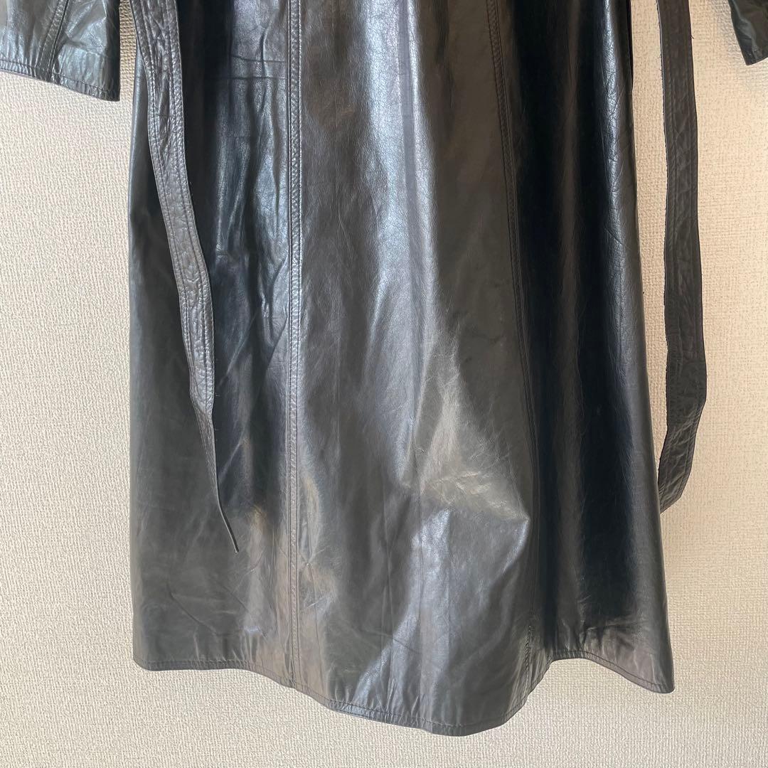ROPE ロングコート　本革　牛革　レザージャケット