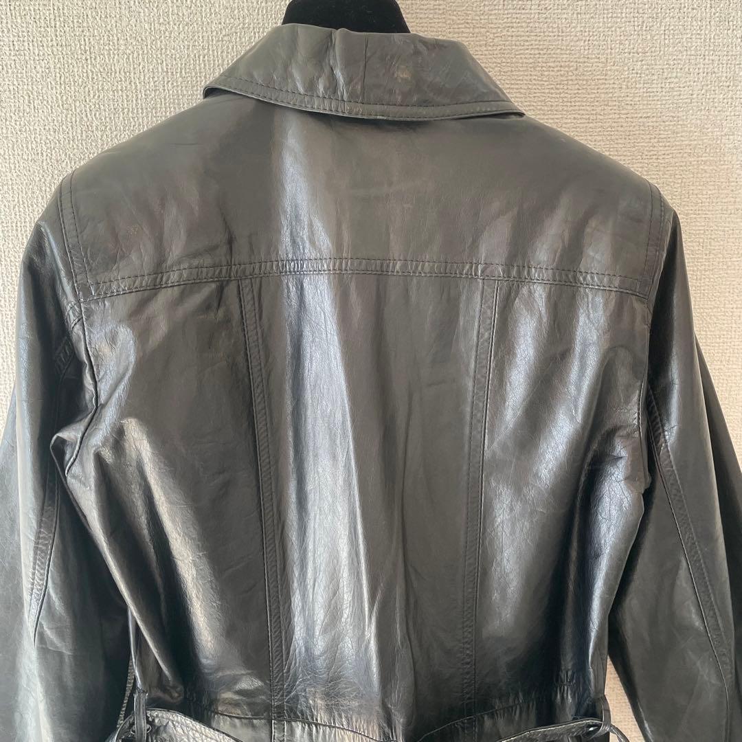 ROPE ロングコート　本革　牛革　レザージャケット