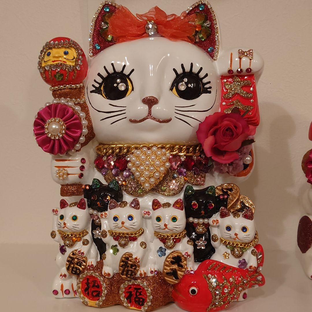 プリンセスキャット キラキラ招き猫 ローズ