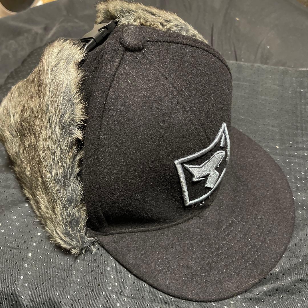 JACKALL フェス限定品 フラップ付きキャップ ブラック