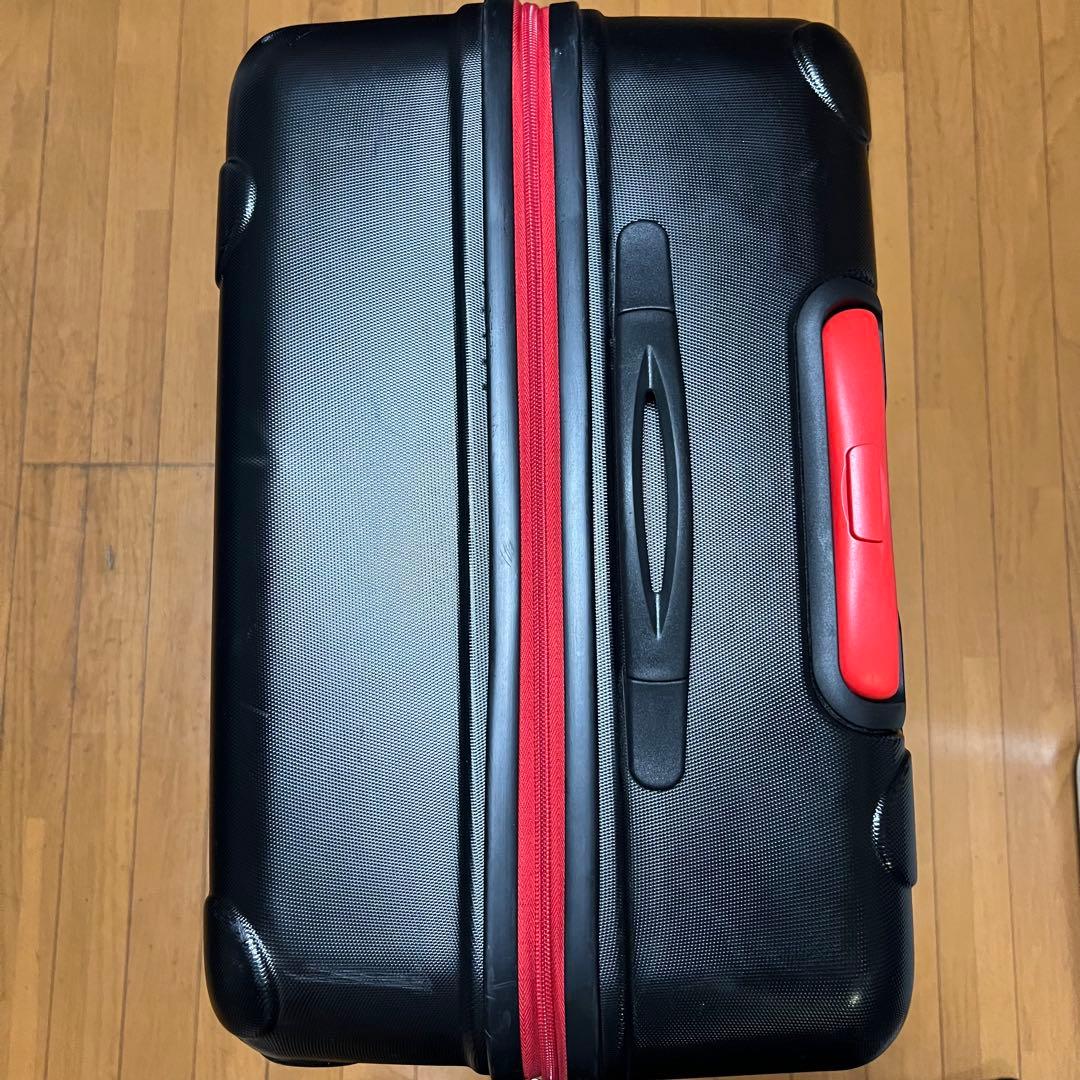 ディズニー　ミッキーマウス　スーツケース Lサイズ　黒　ブラック　軽量　4輪