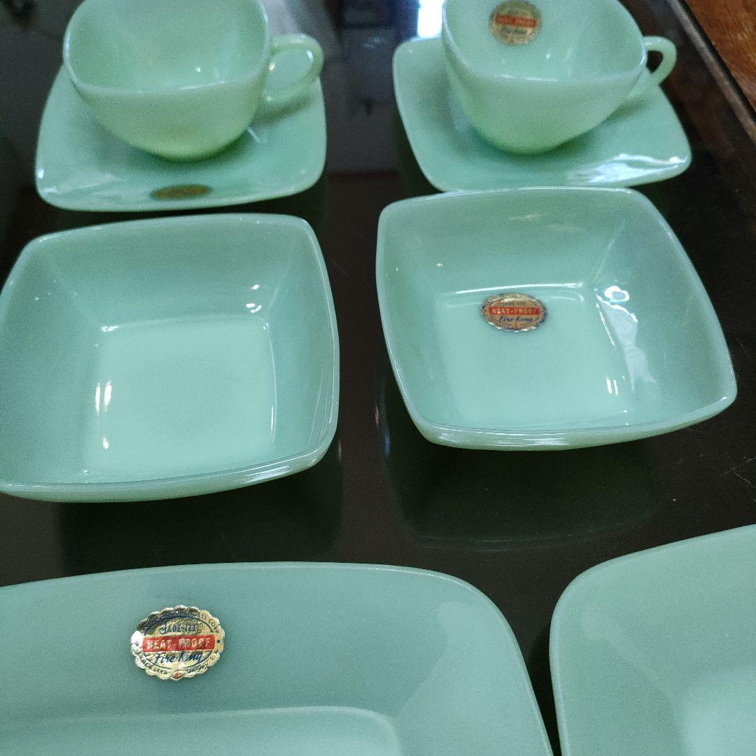 fire king ジェダイ　RWフットボールプラッター４枚