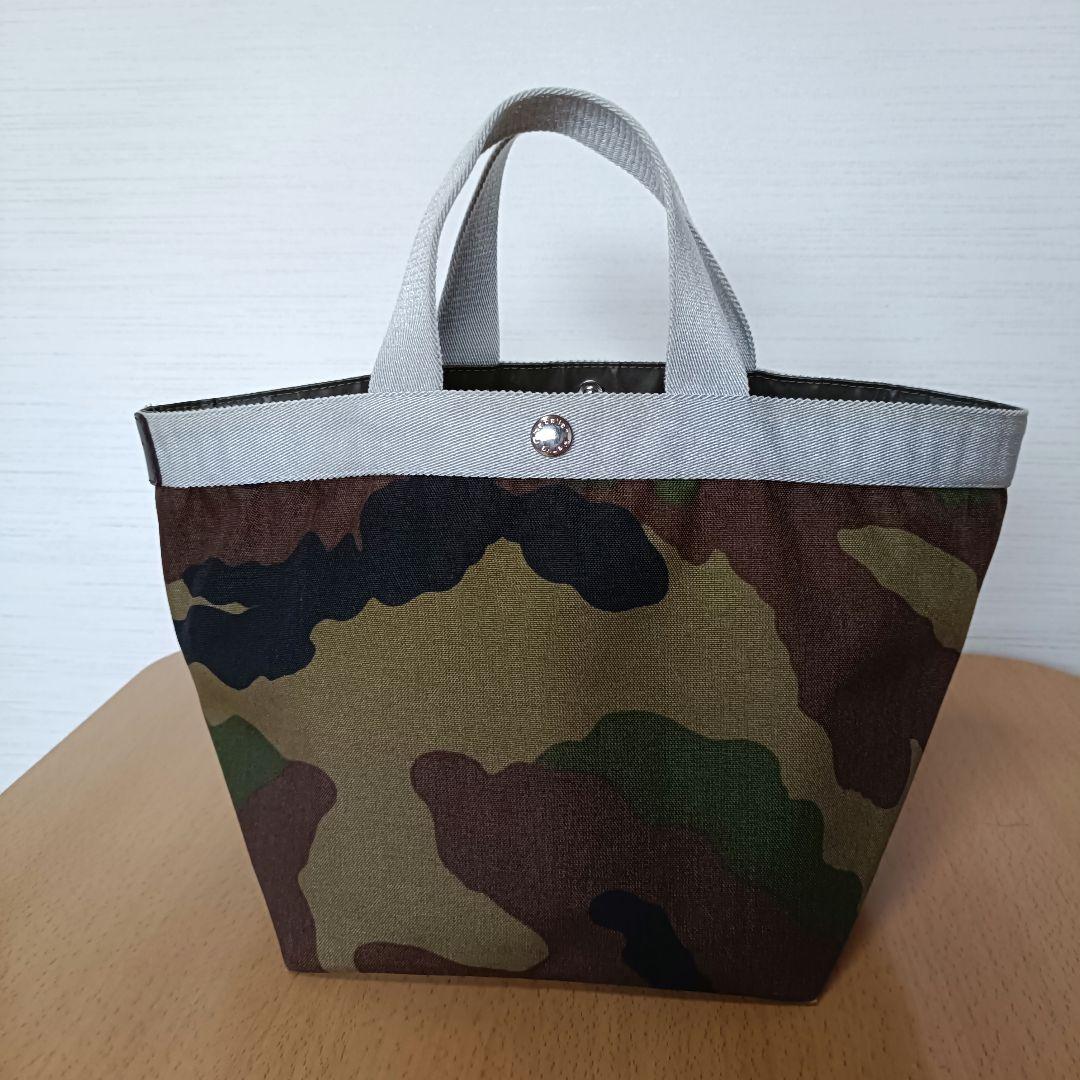 Herve Chapelier エルベシャプリエ カモフラ　シルバー　707C