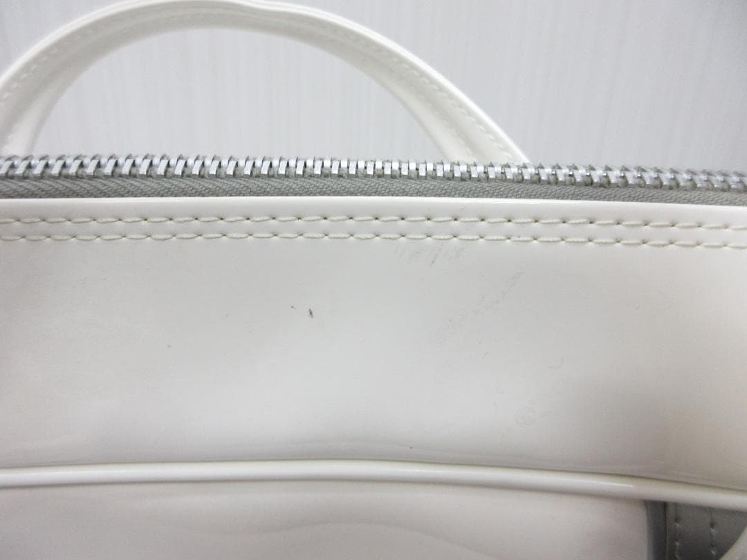 アディダス 80s スーパースター エナメル スポーツバッグ 白 ●①a