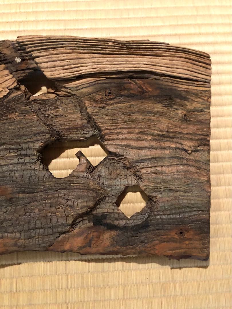 明治～昭和時代　水車板　敷板　花台　アンティーク　骨董品