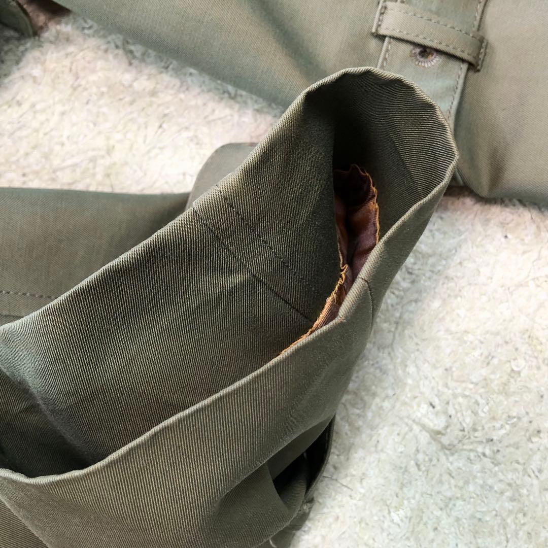 アクアスキュータム 玉虫色 トレンチコート クラブチェック XL位