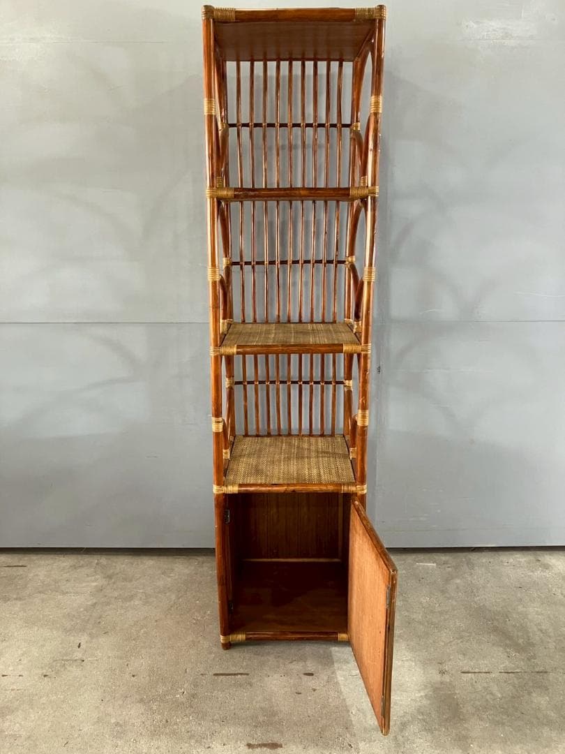 藤家具 ラタン ハイチェスト スリムチェスト チェスト 収納家具 RW440