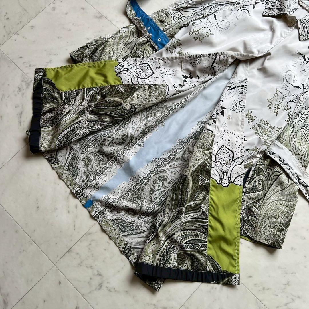 ETRO ペイズリー ポリエステル レインコート トレンチコート ライト 42