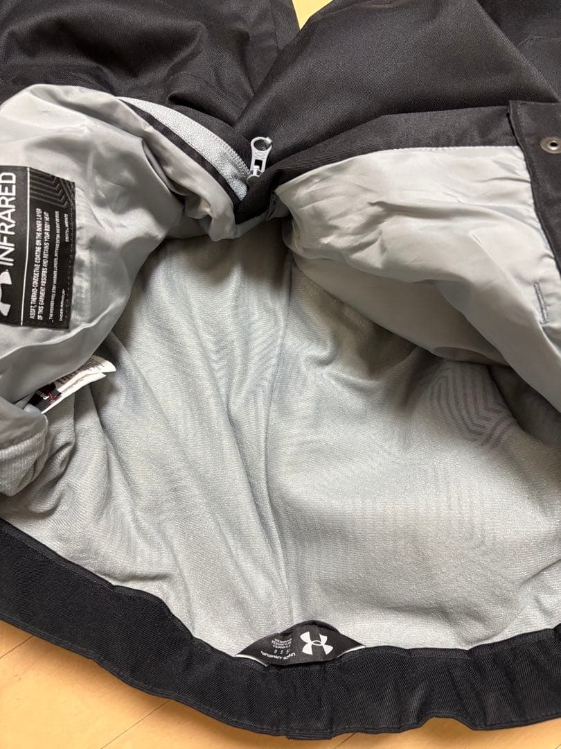 【美中古】アンダーアーマー　スノボウェア上下セット　インナージャケット付