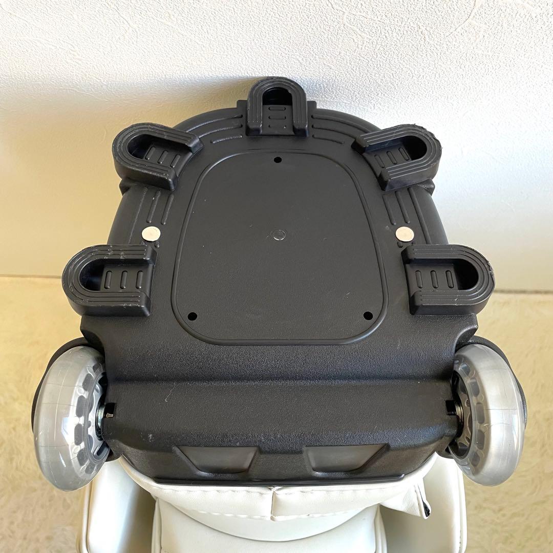 未使用 パーリーゲイツ キャスター付 キャディーバッグ 9型 専用ポーチ 白×青