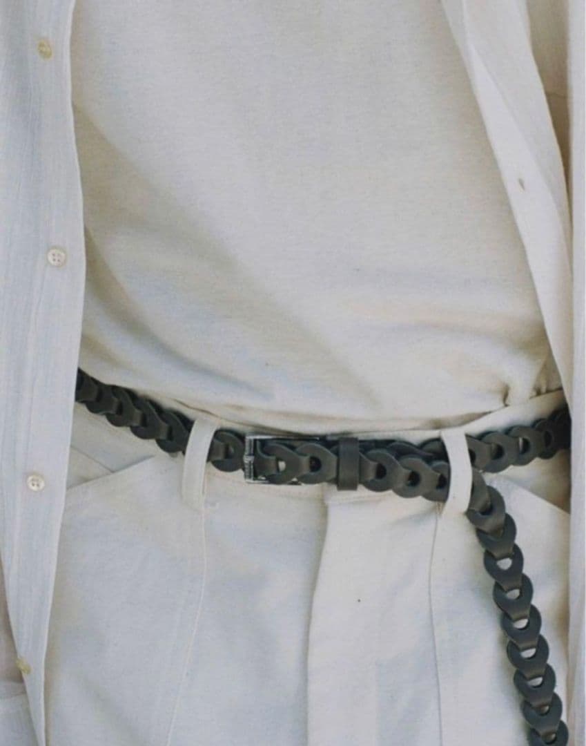 小物 Llife LIDNM LEATHER CHAIN BELT