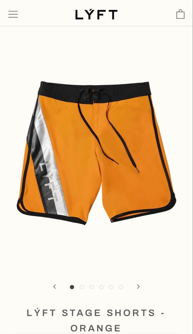 LYFT ステージショーツ オレンジ Mサイズ