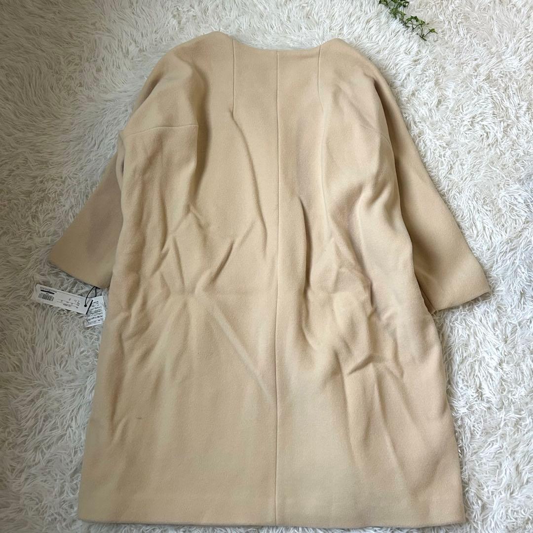 未使用　cynical ノーカラーコクーンロングコート　Bellandi