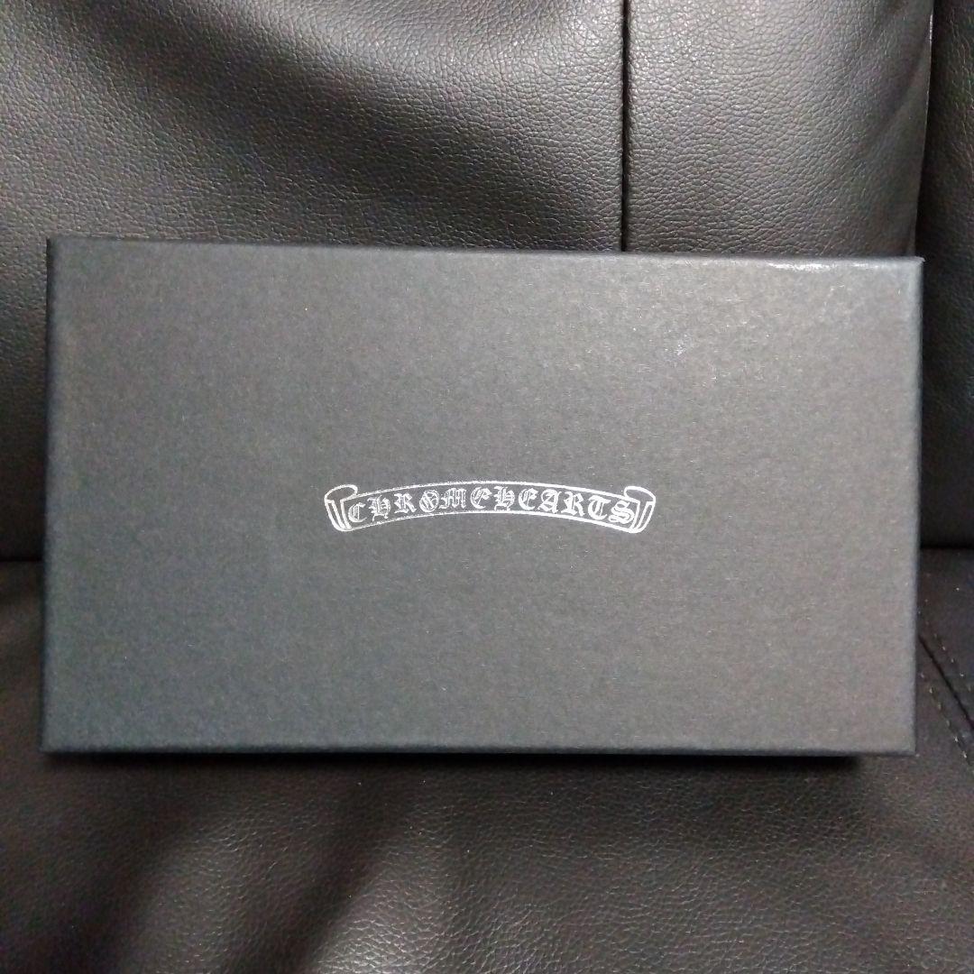 【極美品‼️】本革ブラックレザー ラウンドファスナー クロスモチーフ