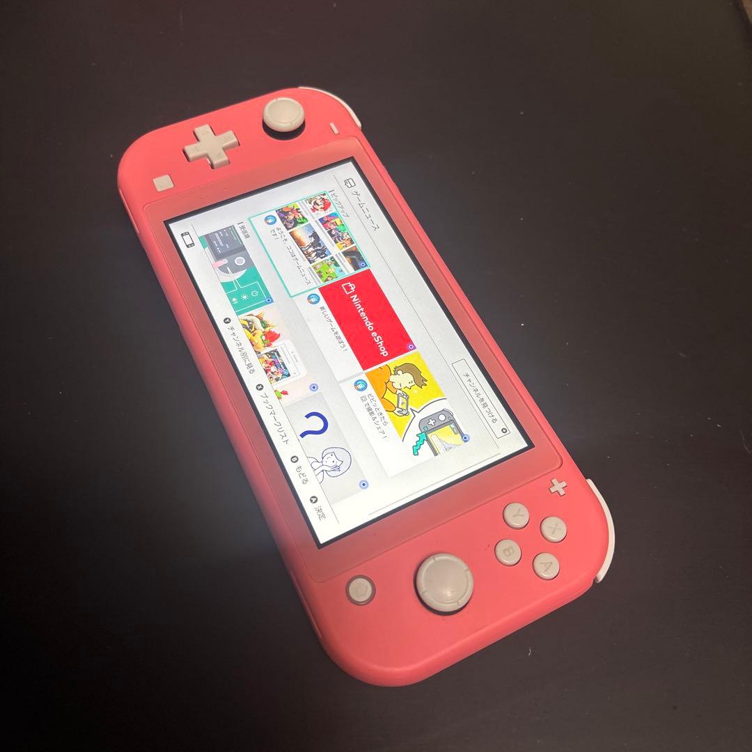 Nintendo Switch Lite 本体　コーラルピンク